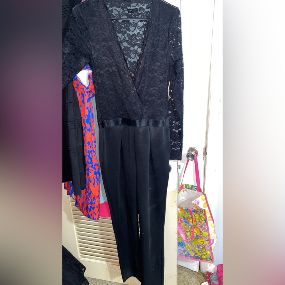 Express Black Jumpsuit Classic Design